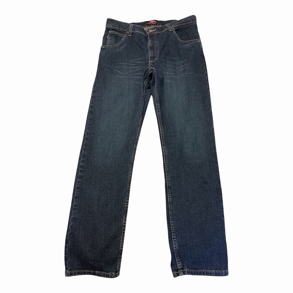 Bulwark FR Flame Resistant Straight Leg Blue Denim Work Pants Men 36x34 EUC